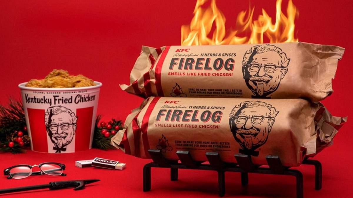 KFC выпустила дрова с запахом куриных крылышек KFC выпустила дрова с запахом куриных крылышек