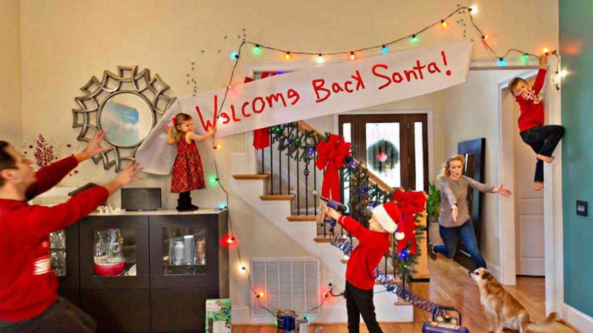 Божевільна традиція: сім'я з США показує реалії батьківства в курйозних різдвяних листівках - Розваги