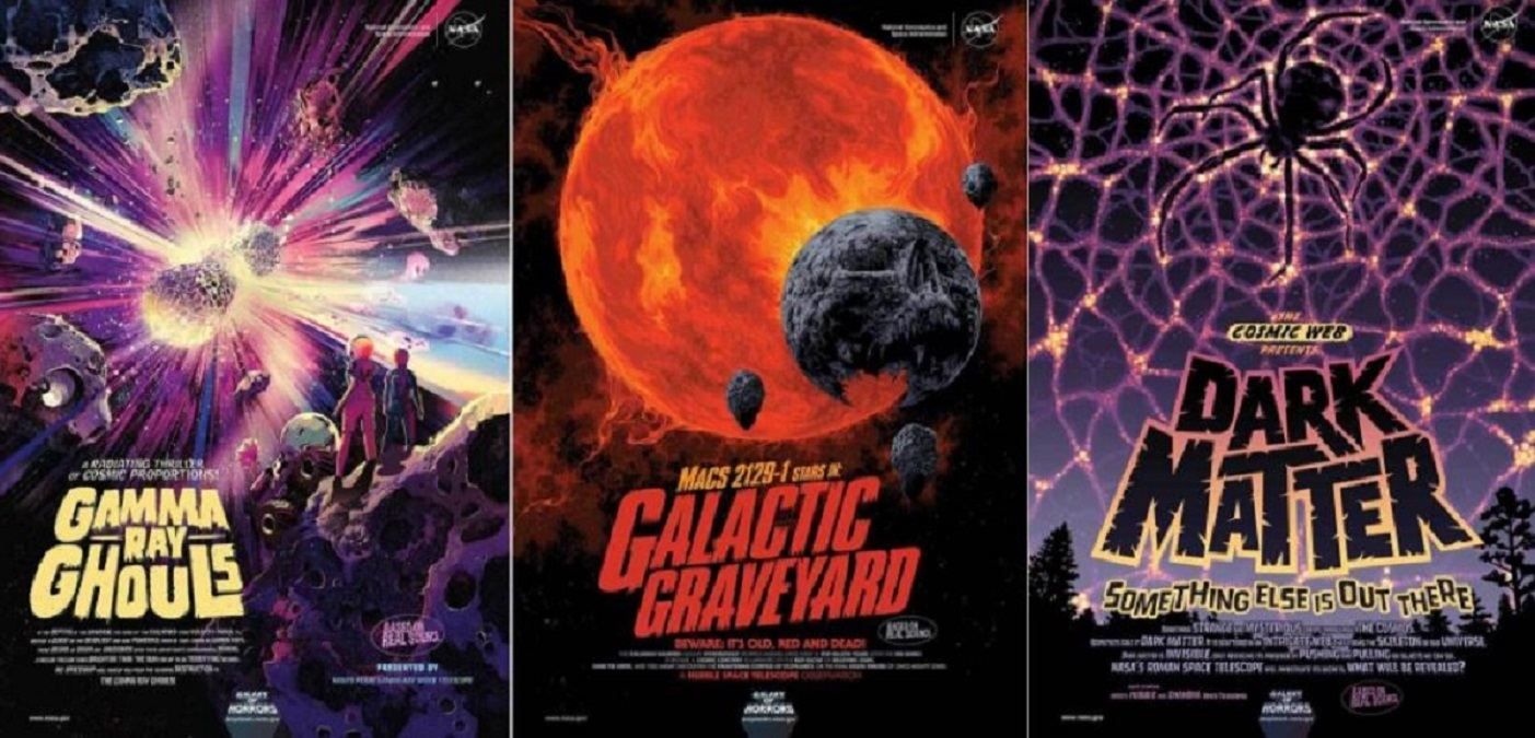 Галактика ужаса – крутые постеры