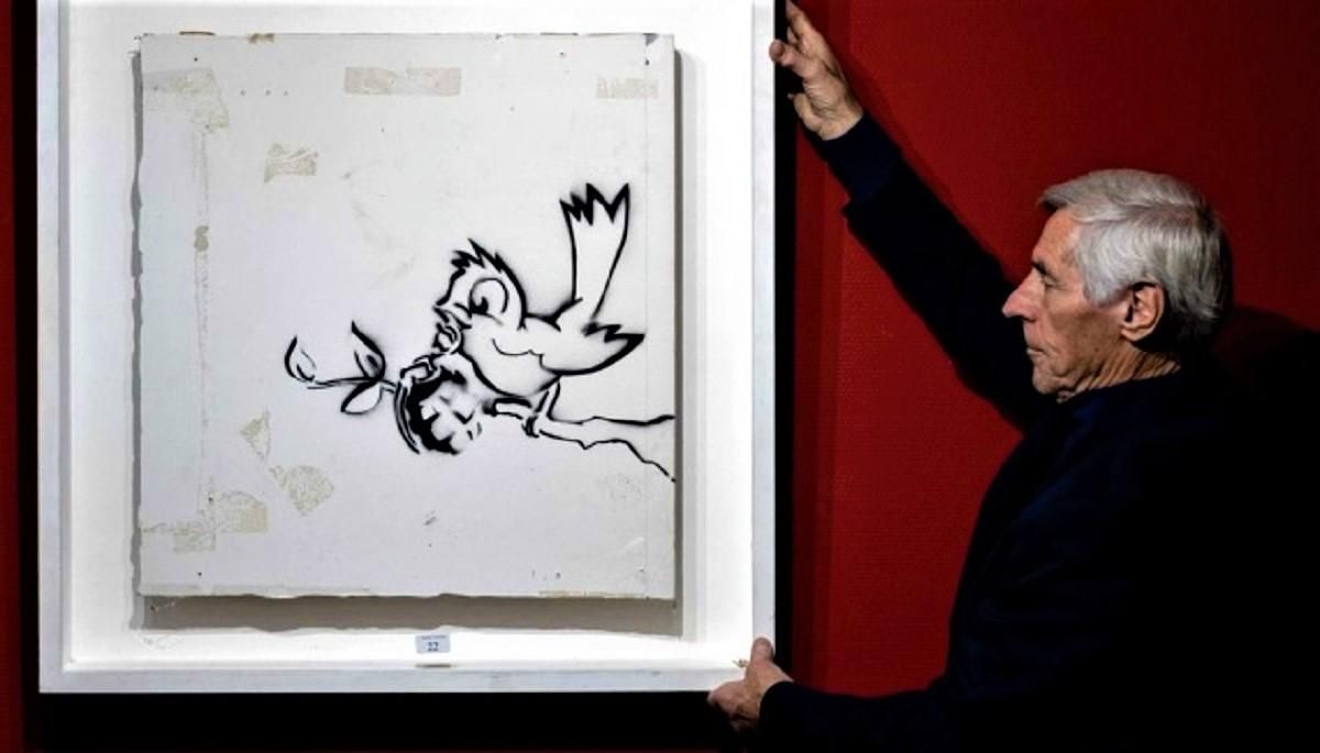 Картину Бенксі продали на аукціоні за шалені гроші: оголошена сума