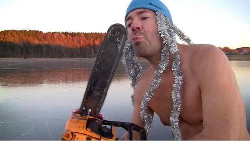 Найбільш різдвяне відео 2020: святкове вітання від норвезького моржа алкоекстремала Тора Екхоффа