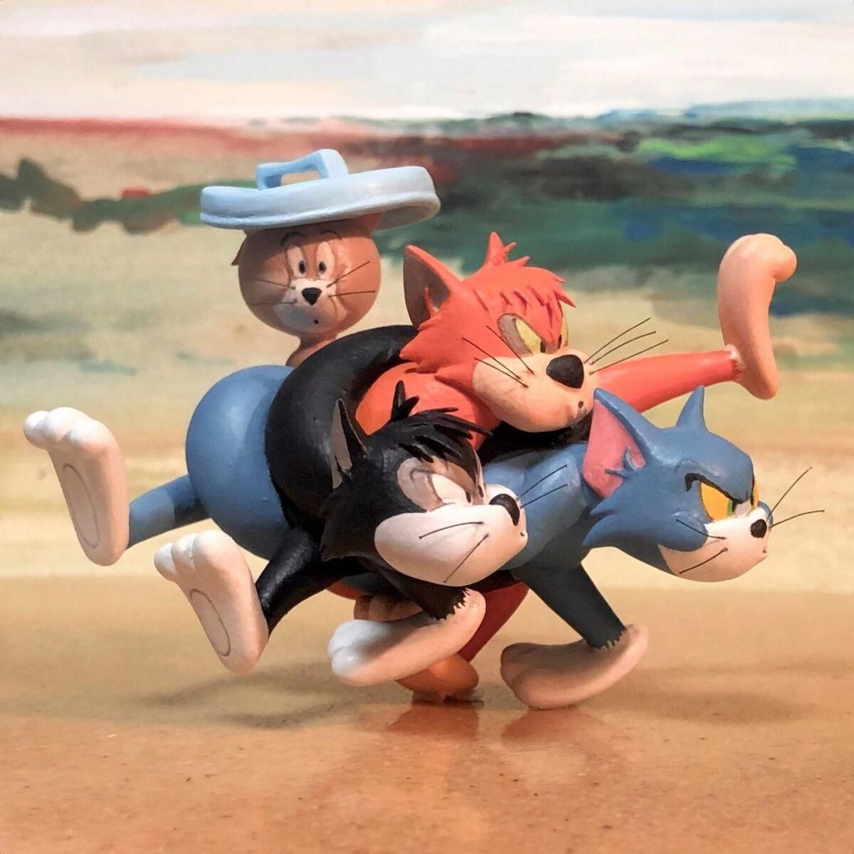 Том і Джеррі: японський художник створює смішні скульптури персонажів мультфільму – фото