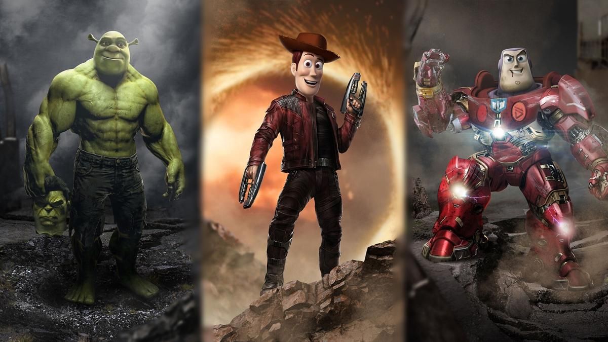 Поєднання улюблених персонажів Поєднання улюблених персонажів