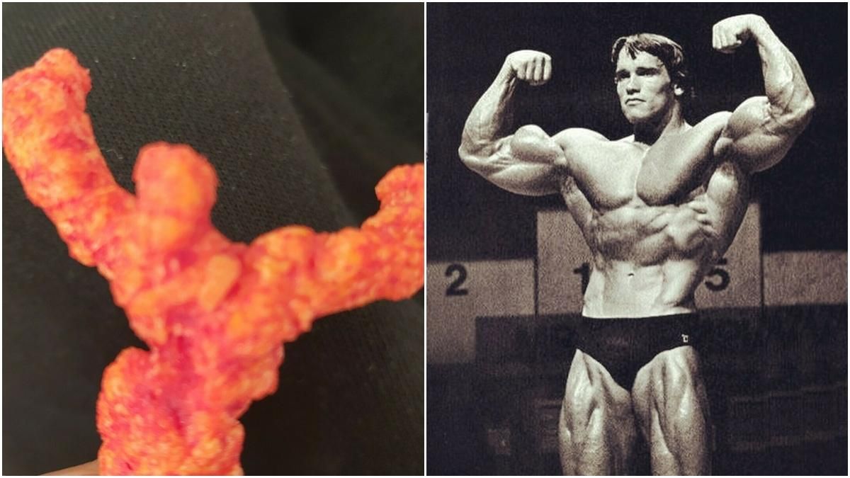 Чипс у вигляді Арнольда Шварценеггера Чипс у вигляді Арнольда Шварценеггера