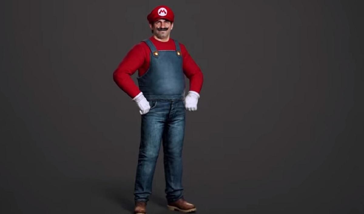 Super Mario: художник показав, як водопровідник з відомої гри виглядав би у реальному житті