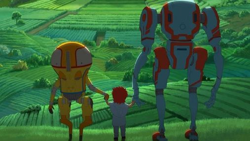 "Едем":  Netflix показав тизер науково-фантастичного японського аніме-серіалу про світ роботів