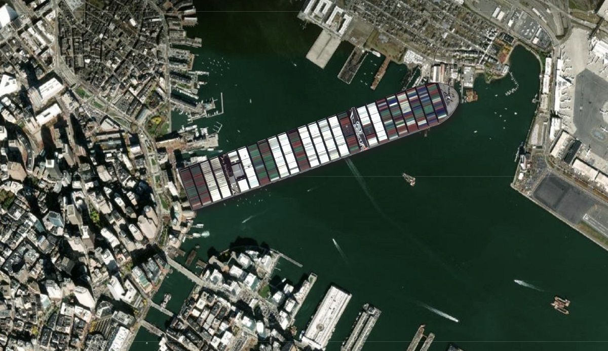 Ever Given можна розмістити будь-де Ever Given можна розмістити будь-де