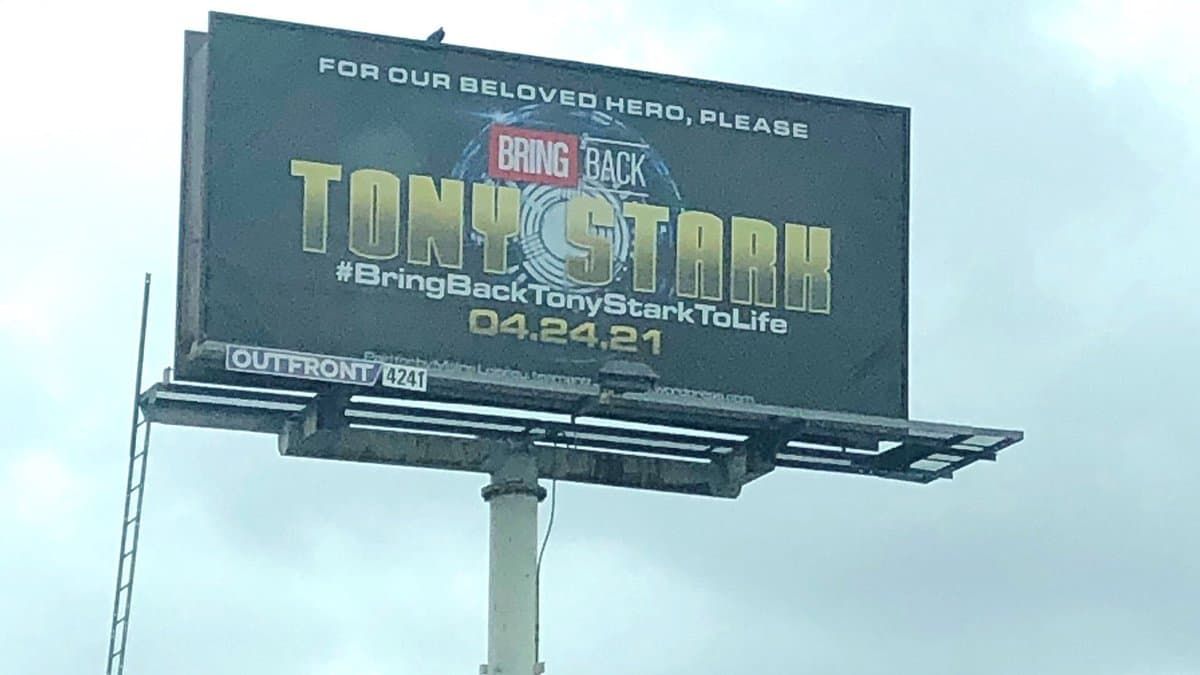 Поверніть Тоні Старка: фанати орендували рекламний щит та звернулися до студії Marvel 