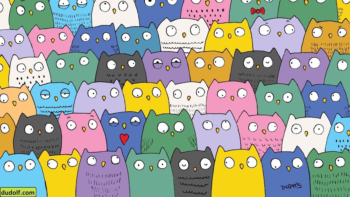 Головоломка тижня: сови не ті, ким здаються – знайдіть котика серед птахів  Головоломка тижня: сови не ті, ким здаються – знайдіть котика серед птахів
