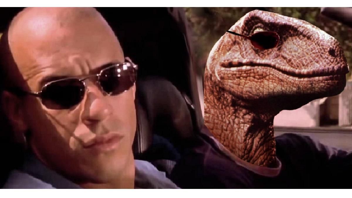 Раптор занял место Пола Уокера: мемы на кроссовер франшиз "Парк Юрского периода" и "Форсаж" Раптор занял место Пола Уокера: мемы на кроссовер франшиз "Парк Юрского периода" и "Форсаж"