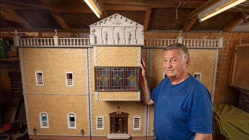 Кристаллы Swarovski и мрамор: мужчина 26 лет строил кукольный домик – результат потрясает