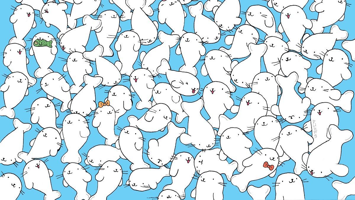 Головоломка недели: в порядке ли ваше зрение – найдите маршмеллоу, спрятанное среди тюленей Головоломка недели: в порядке ли ваше зрение – найдите маршмеллоу, спрятанное среди тюленей