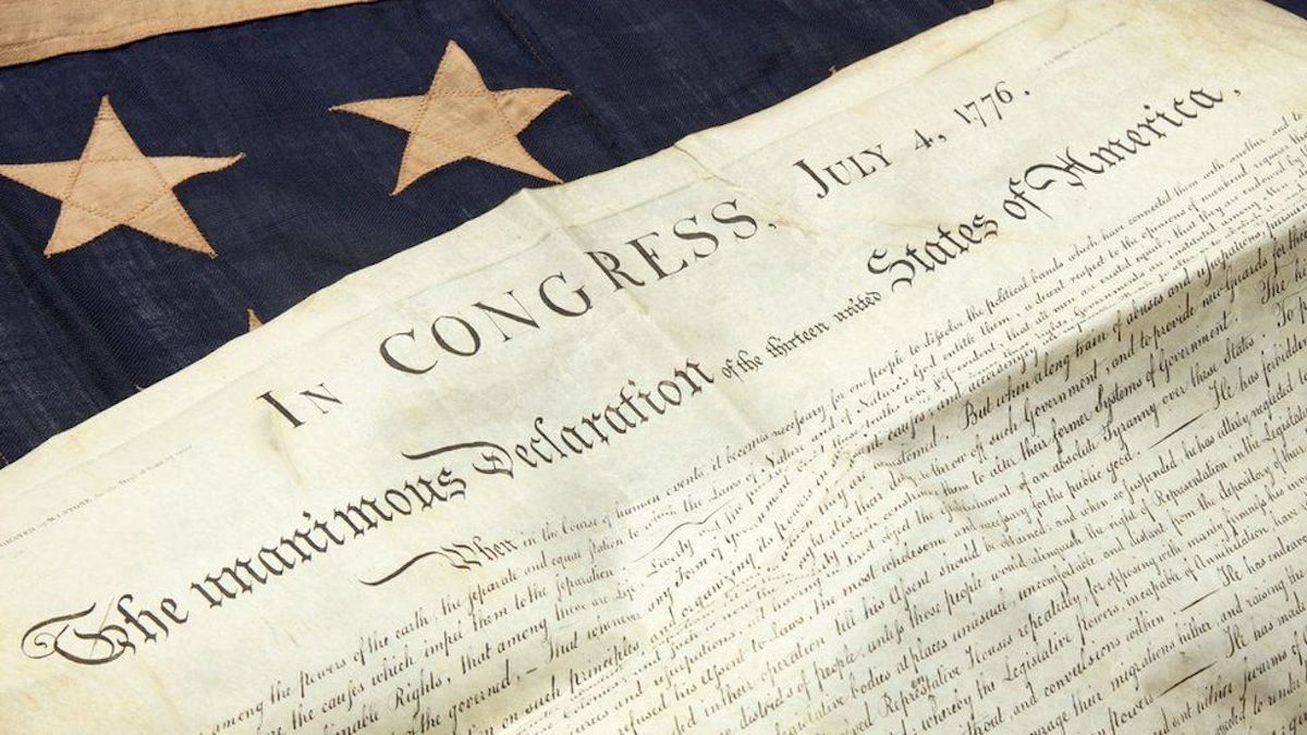 Жінка знайшла копію Декларацію незалежності США 