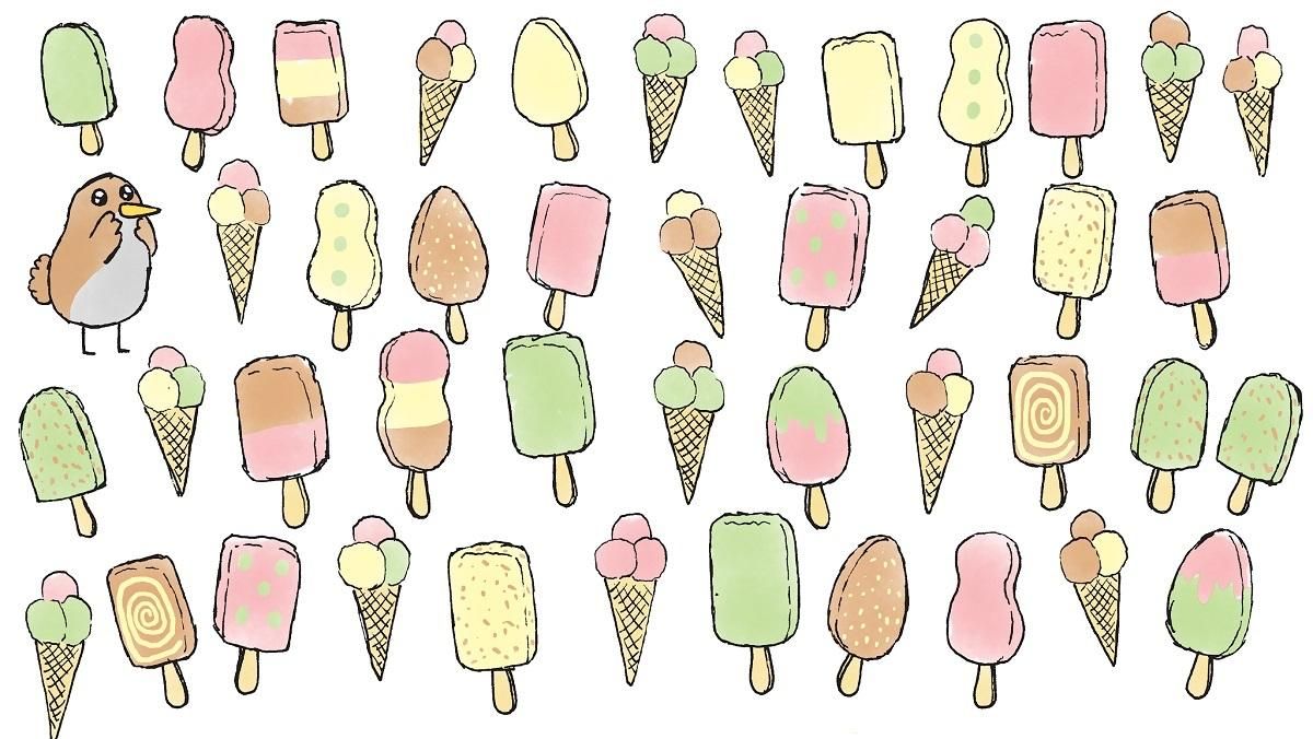 Головоломка недели: найди уникальное мороженое, пока оно не растаяло