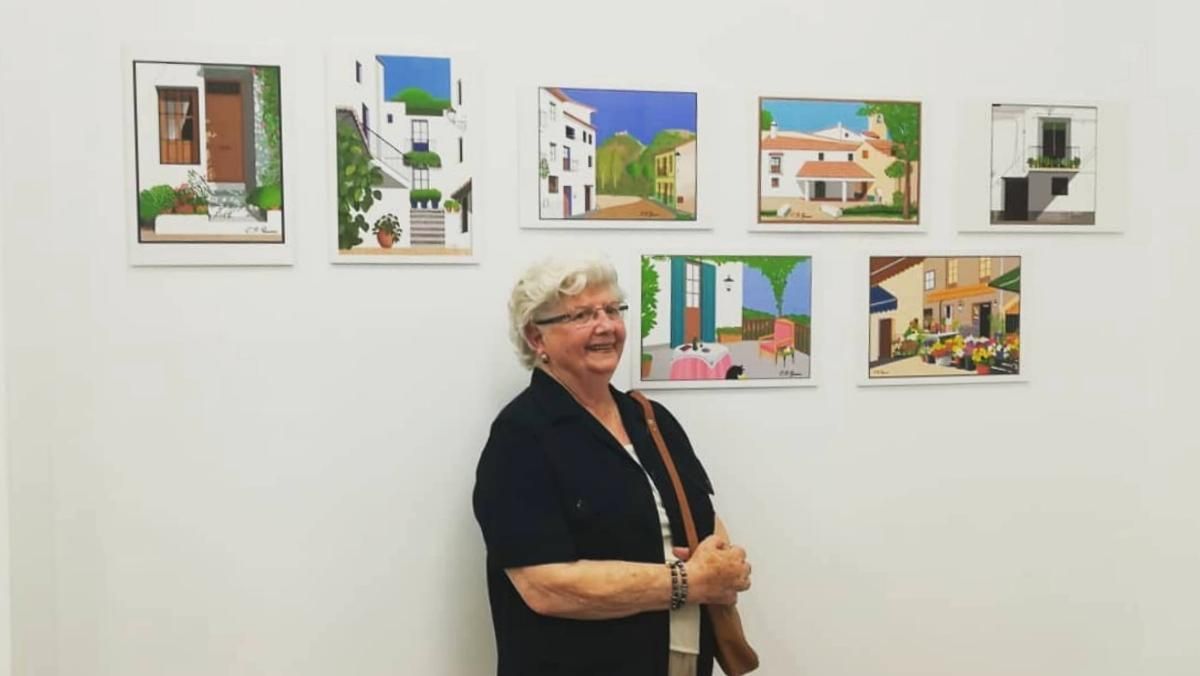 Бабушка рисует картины в Paint Бабушка рисует картины в Paint