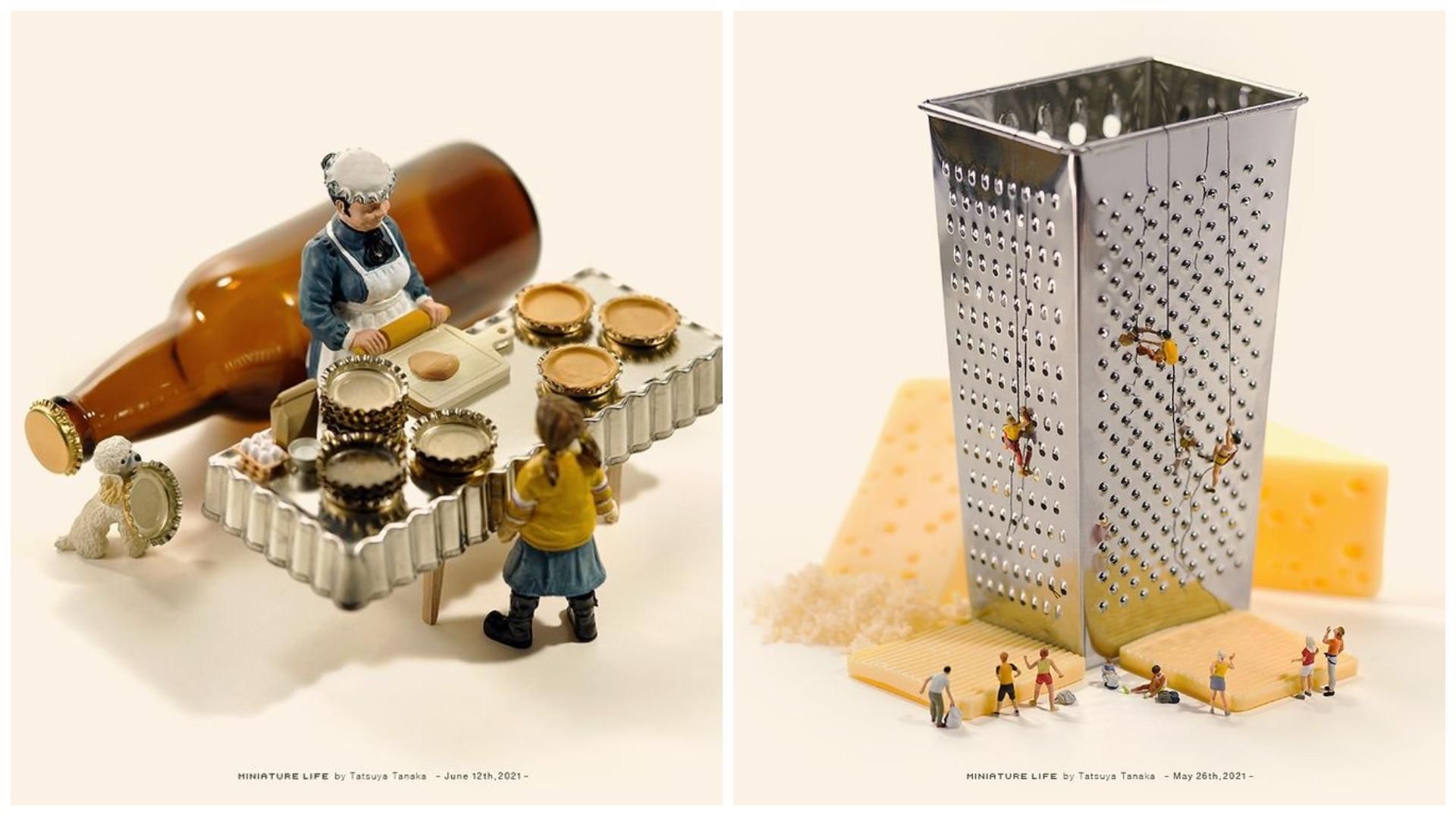 Японець майструє мініатюрні світи з предметів, які знаходить вдома Японець майструє мініатюрні світи з предметів, які знаходить вдома