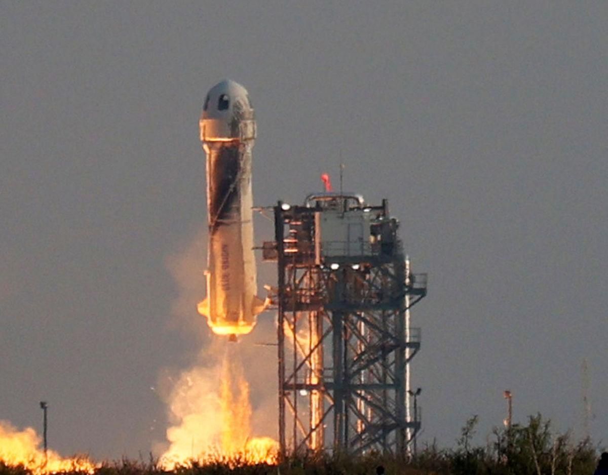 Полет ракеты New Shepard Полет ракеты New Shepard