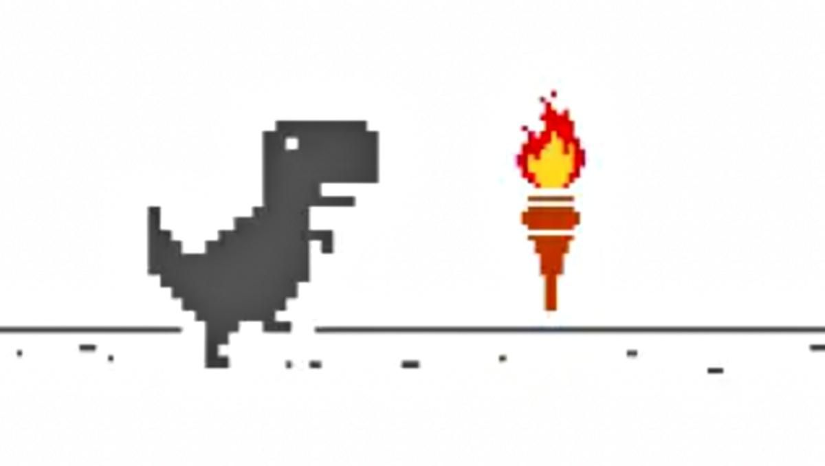 Dinosaur Game обновили к Олимпийским играм
