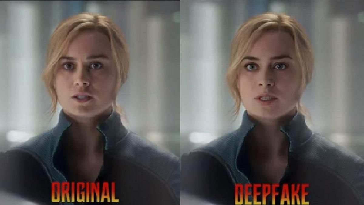 Блогер показав, як би виглядала Емілі Блант у ролі Капітана Марвел замість Брі Ларсон Блогер показав, як би виглядала Емілі Блант у ролі Капітана Марвел замість Брі Ларсон