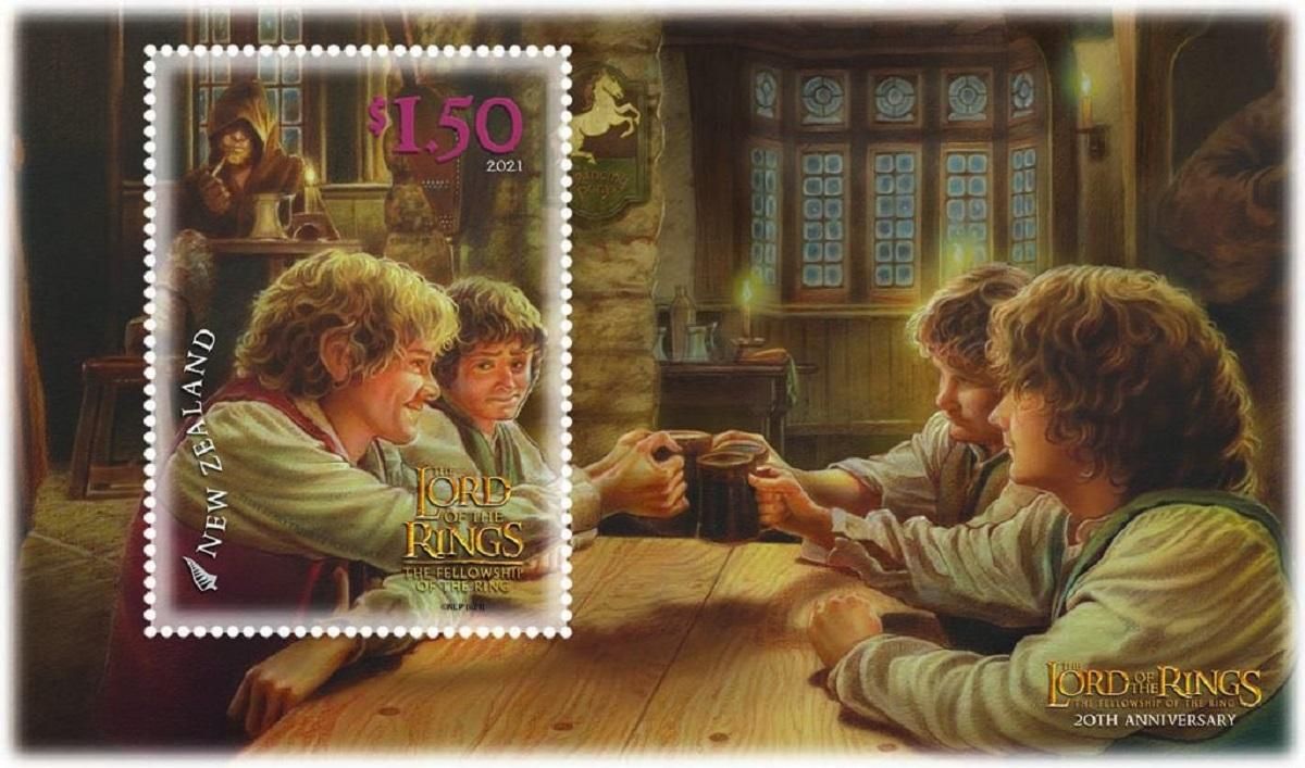 До 20-річчя стрічки: у Новій Зеландії випустили поштові марки і листівки за "Володарем перснів"
