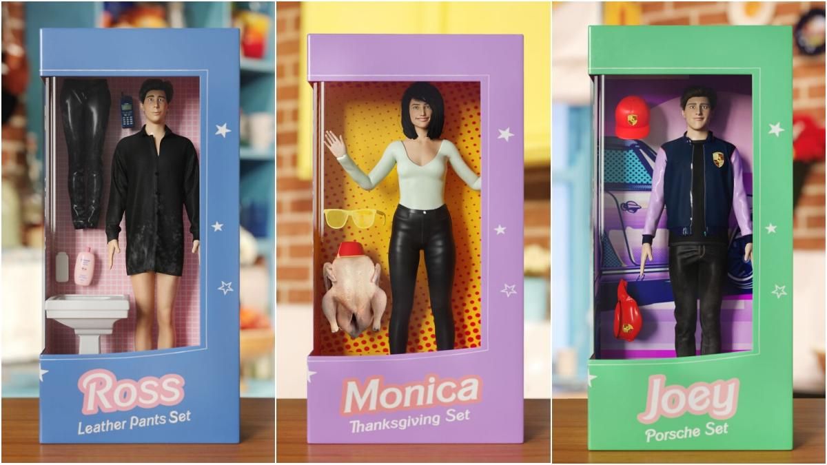 У легендарних образах: якими могли б бути набори ляльок Барбі за мотивами серіалу "Друзів" - Розваги