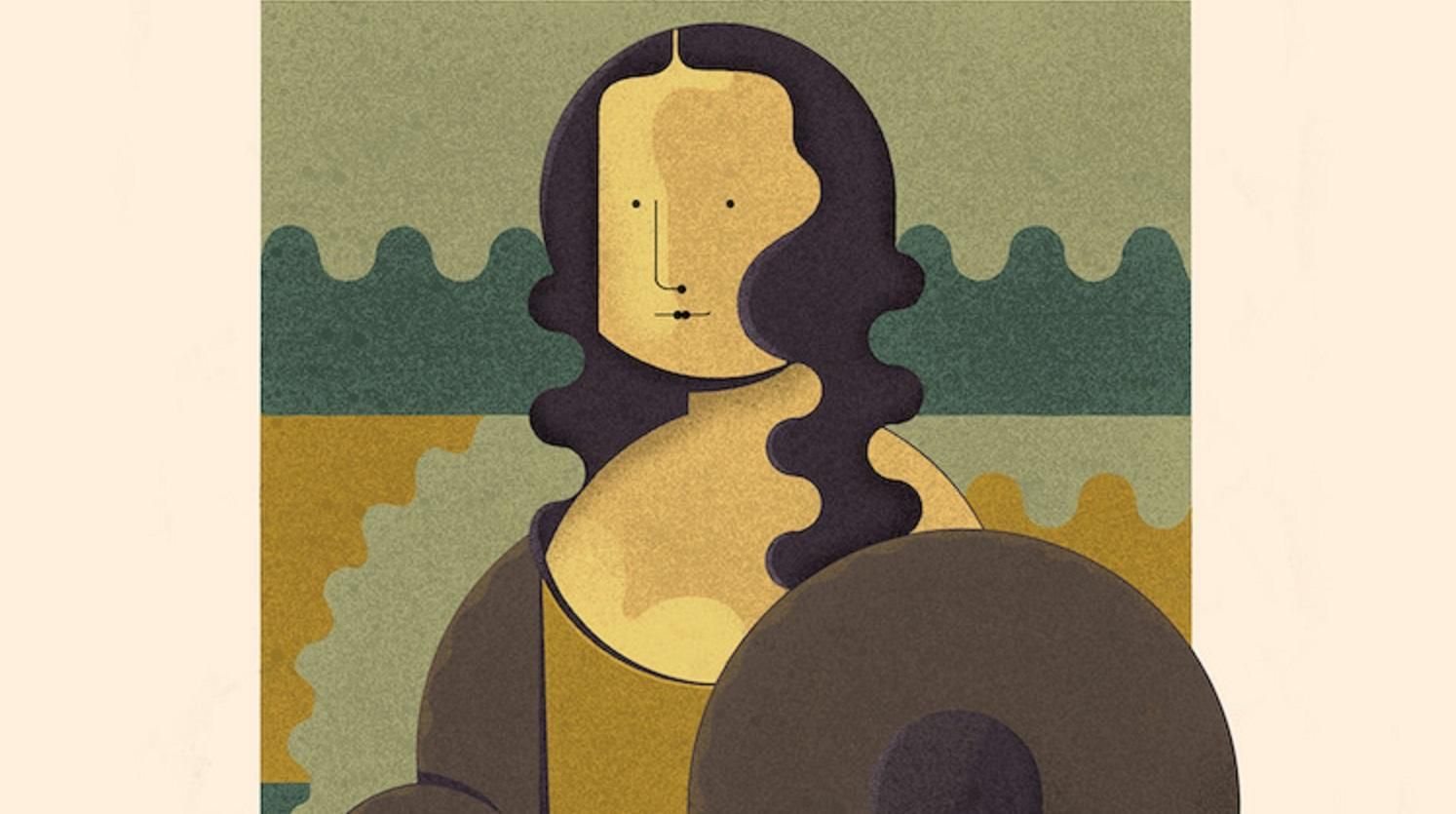 Художник превращает шедевры искусства в геометрические иллюстрации: забавные фото Художник превращает шедевры искусства в геометрические иллюстрации: забавные фото