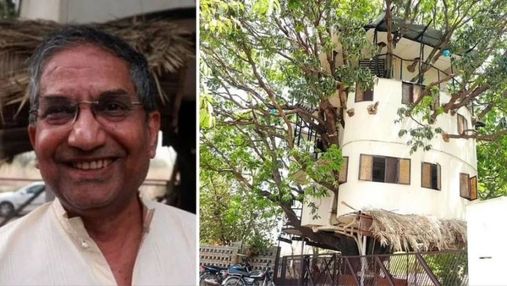 Не зрізана жодна гілка: в Індії чоловік побудував екобудинок на дереві манго