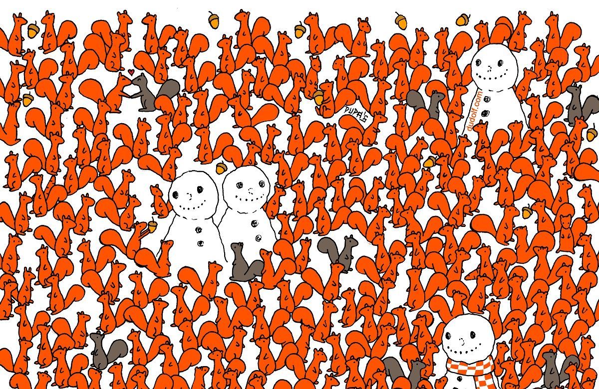 Головоломка тижня: 99 % користувачів не можуть знайти морквинки серед білок Головоломка тижня: 99 % користувачів не можуть знайти морквинки серед білок