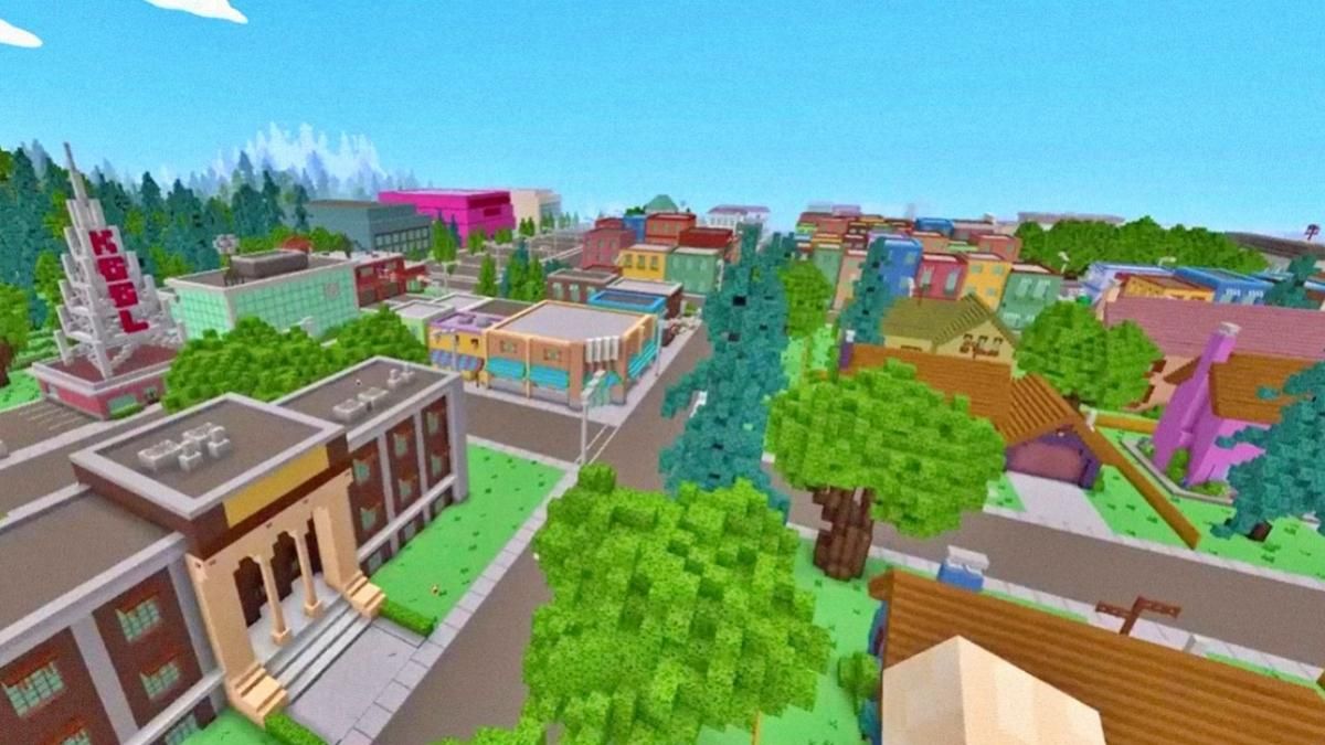 Проєкт тривалістю у 7 місяців: гравець відтворив місто Спрингфілд з "Сімпсонів" у Minecraft - Розваги