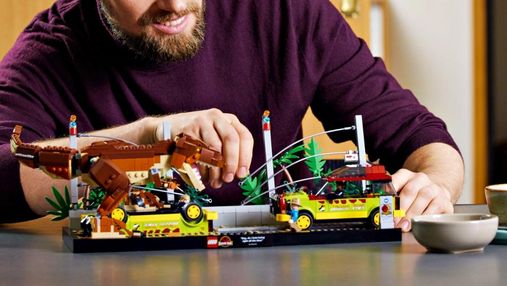 Втеча тиранозавра: LEGO анонсувала набір зі знаменитою сценою з "Парку Юрського періоду"