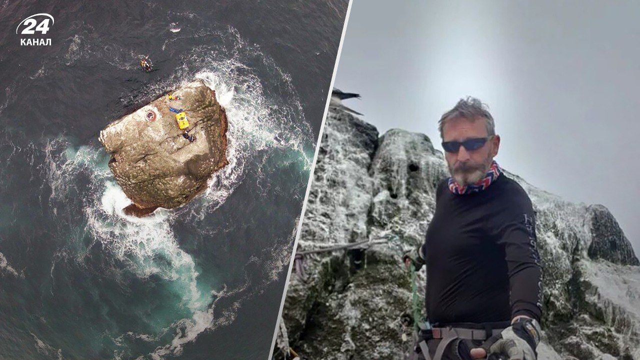 Британец живет на безлюдной скале Роколл посреди Атлантики Британец живет на безлюдной скале Роколл посреди Атлантики