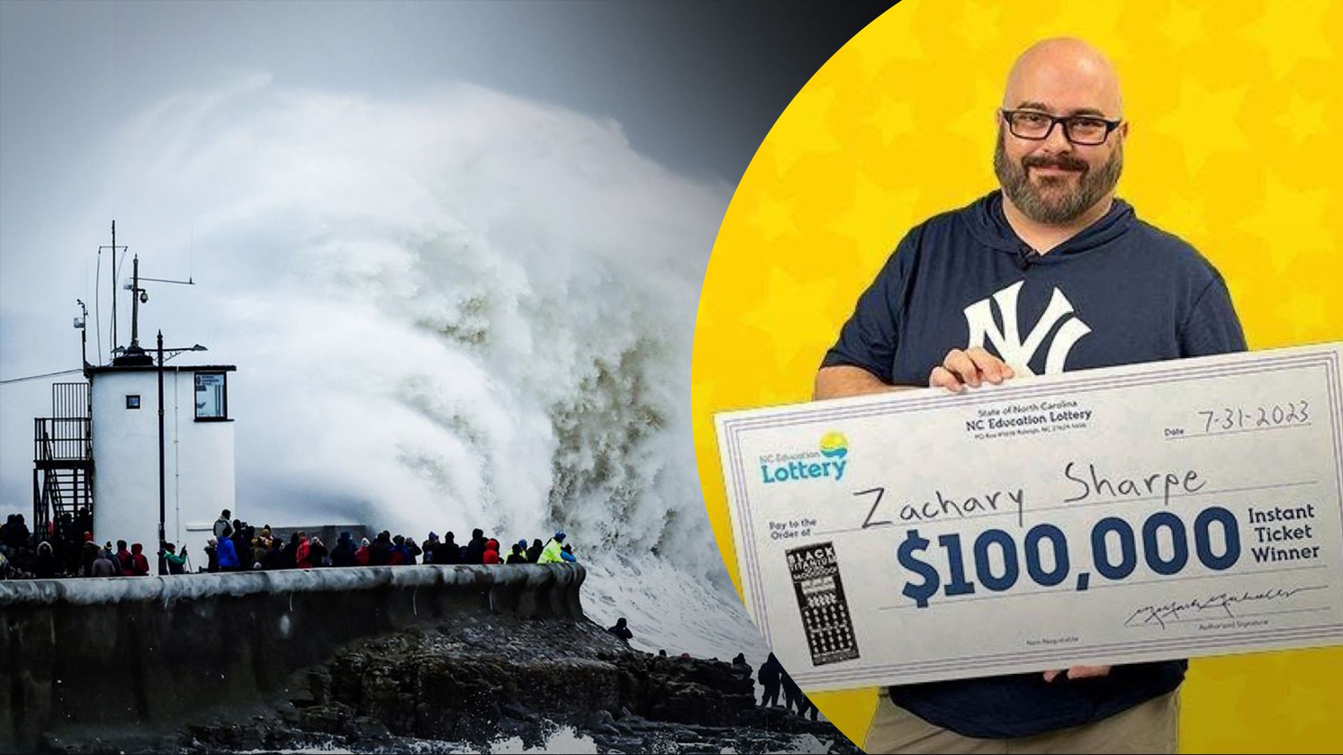 Чоловік виграв у лотерею завдяки шторму – сума призу