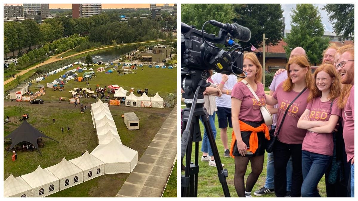 Фестиваль для рыжих людей провели в Нидерландах - фото - Развлечения