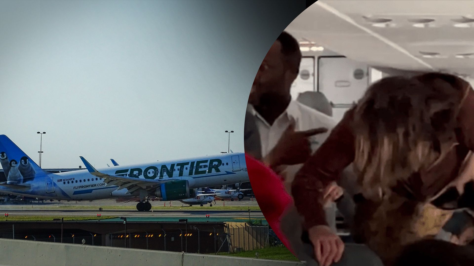 Пасажирку рейсу Frontier Airlines затримала поліція – причина Пасажирку рейсу Frontier Airlines затримала поліція – причина