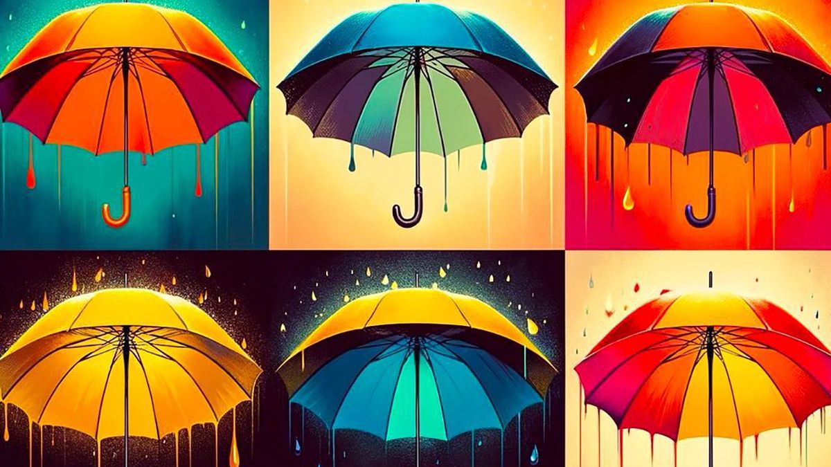 Выберите зонтик, чтобы определить уровень агрессивности