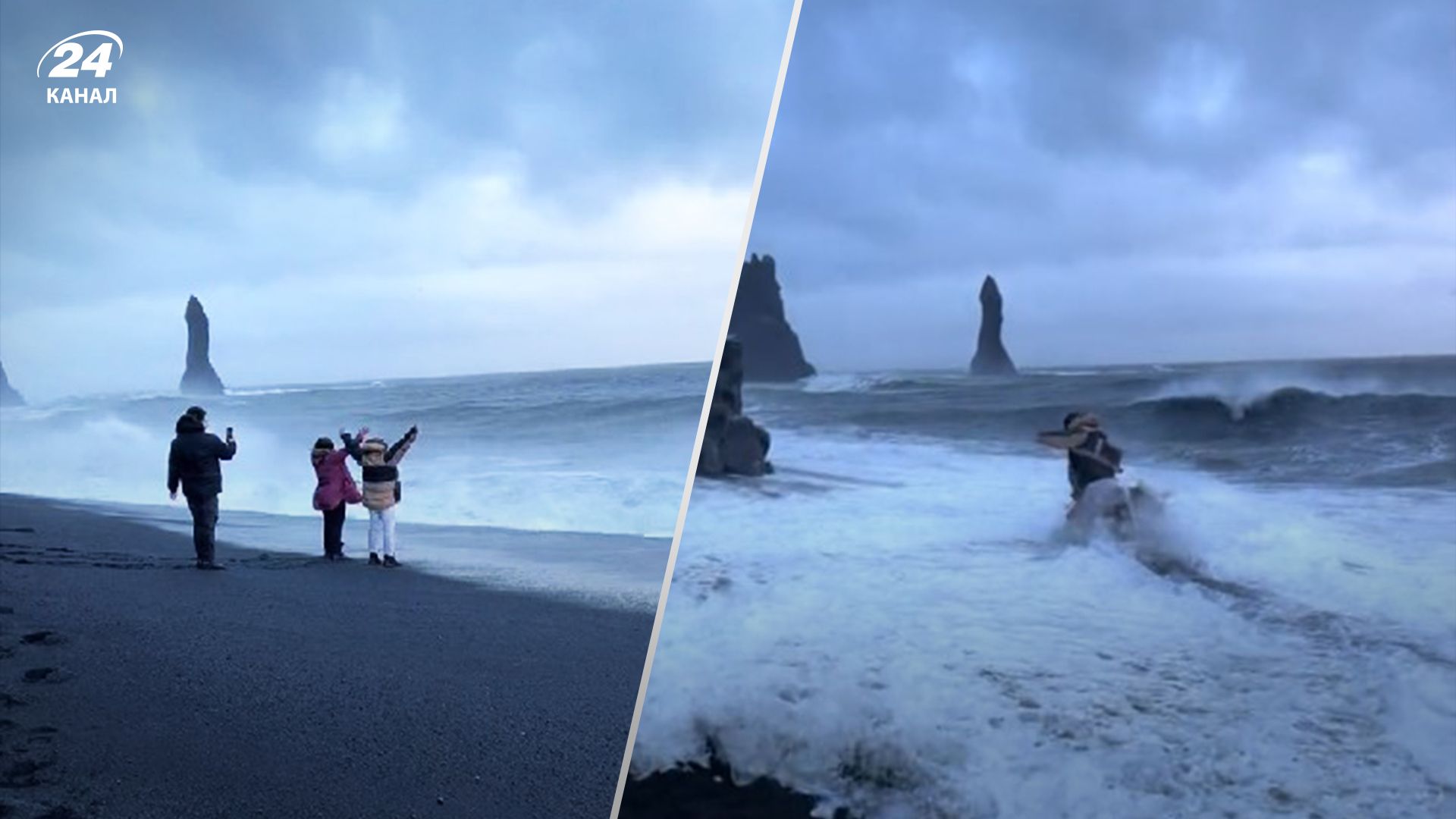 Туристы рисковали жизнью ради лайков на опасном пляже