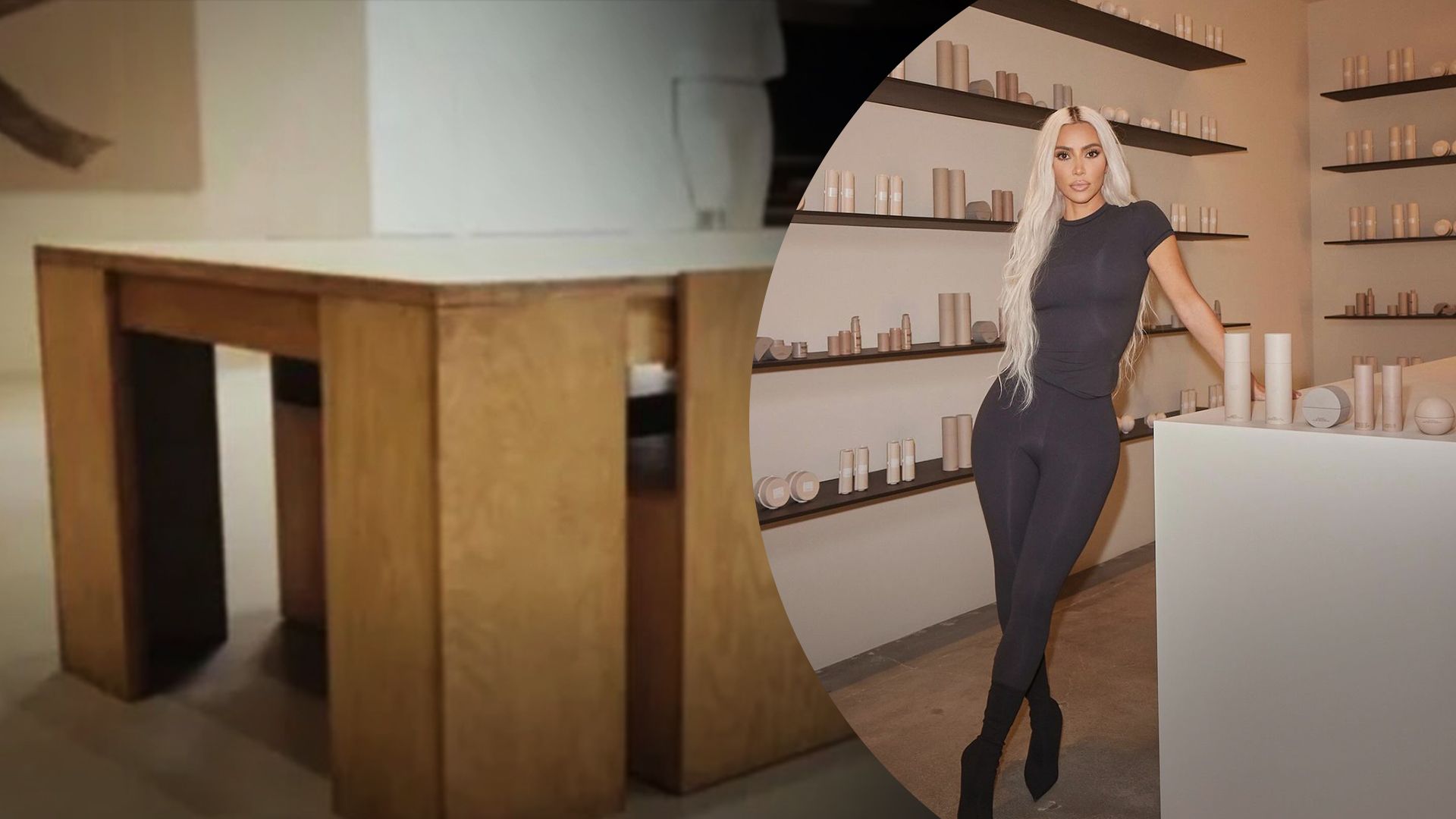 На Кім Кардашян подали до суду через підробний стіл та стільці На Кім Кардашян подали до суду через підробний стіл та стільці