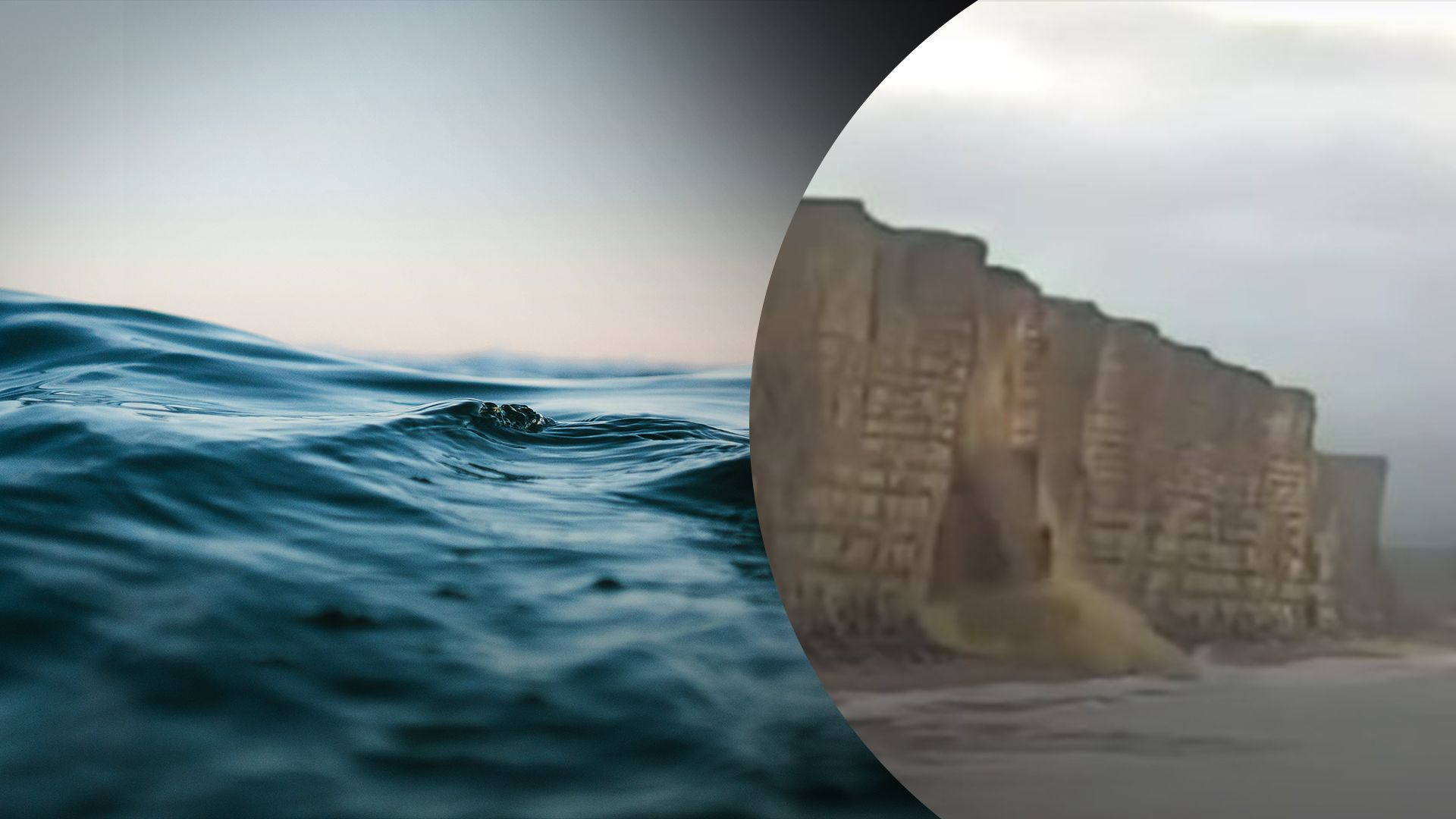 Огромная скала обвалилась в море - смотрите видео