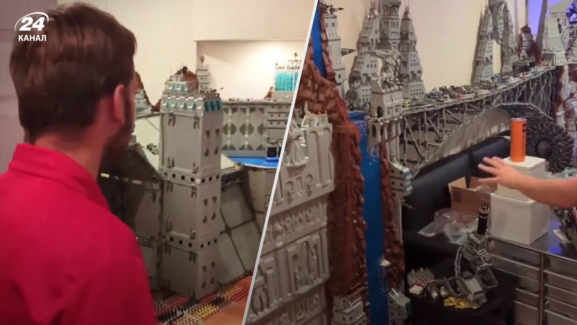 Чоловік із США побудував місто з деталей Lego