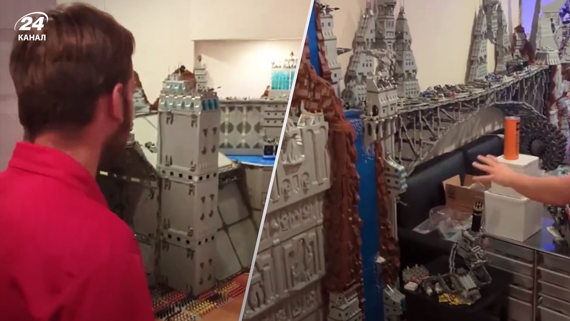 Мужчина из США построил город из деталей Lego Мужчина из США построил город из деталей Lego