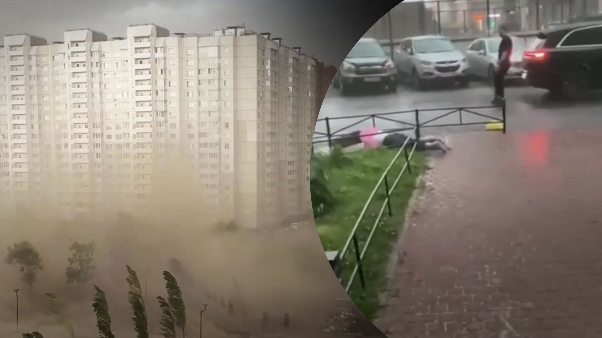 Чемодан, который поднял ураганный ветер, сломал ночь россиянке