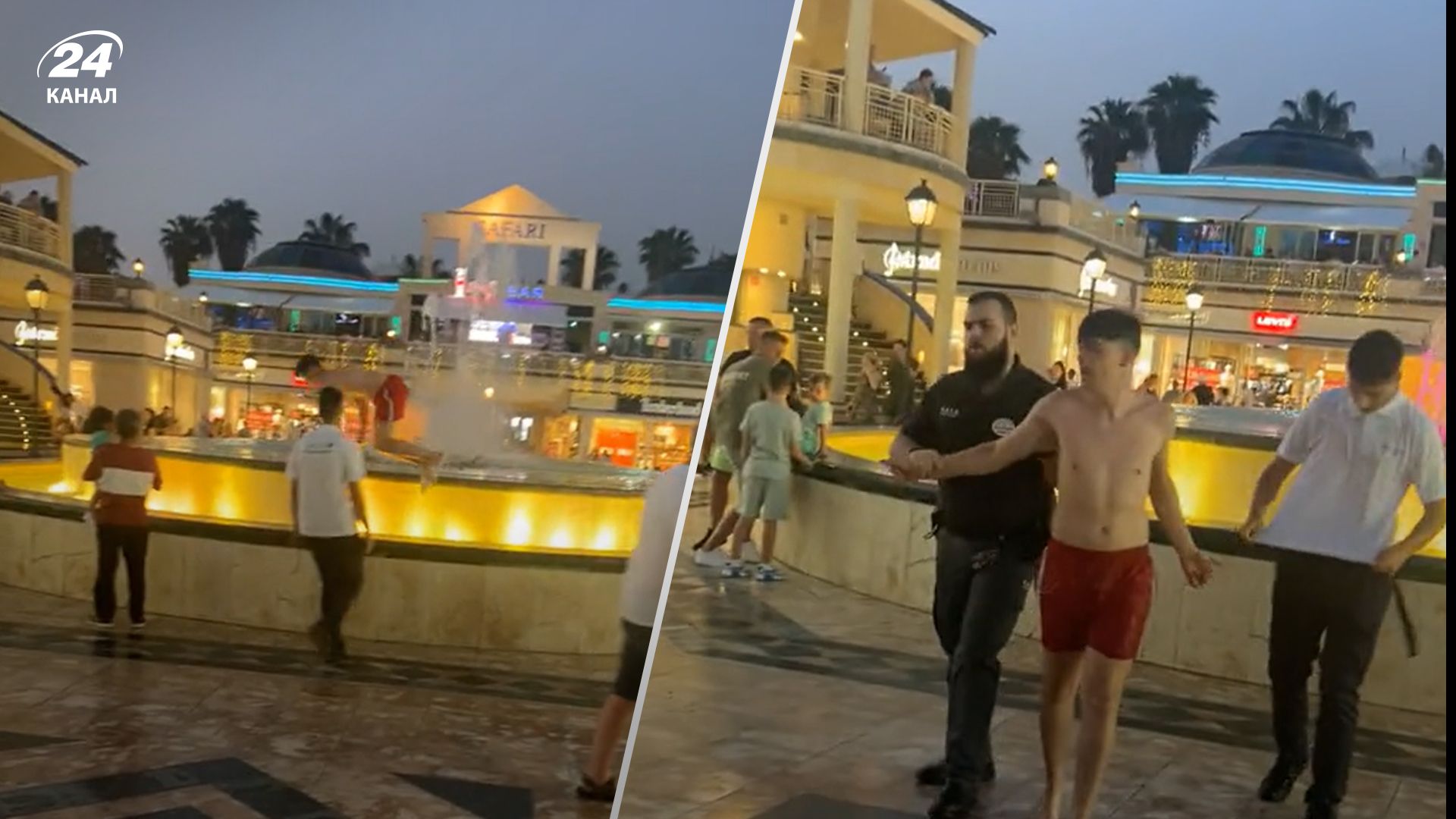 Британський турист стрибнув у фонтан за 20 євро Британський турист стрибнув у фонтан за 20 євро