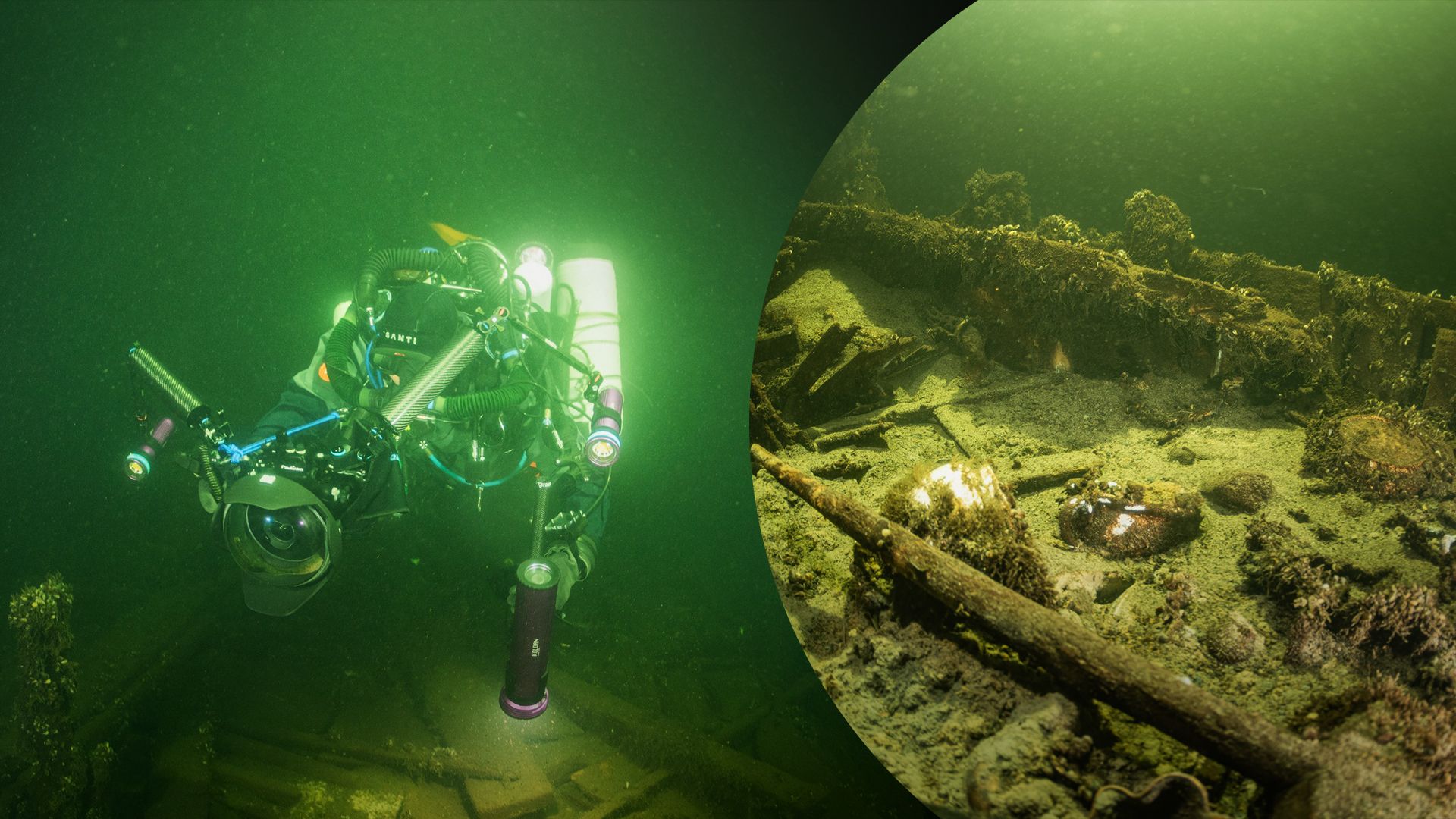 У Балтійському морі виявили затонуле судно, набите шампанським У Балтійському морі виявили затонуле судно, набите шампанським