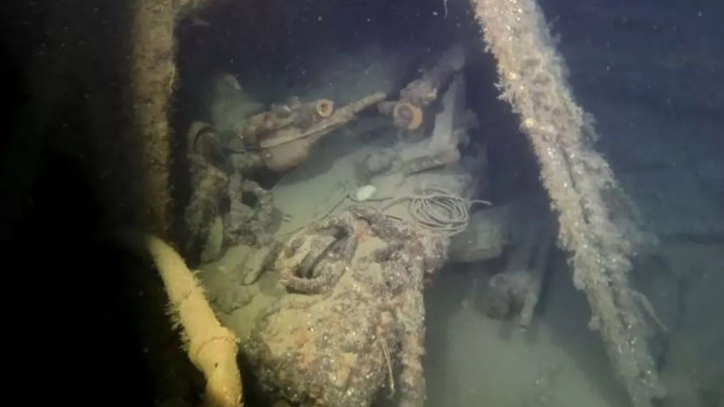 Дайвери відшукали потоплений військовий корабель - в якому він стані Дайвери відшукали потоплений військовий корабель - в якому він стані