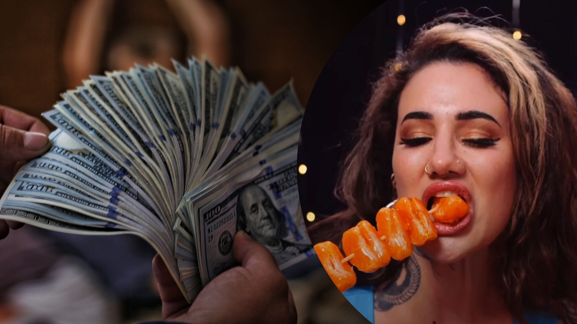 Американка заробляє мільйони за те, що просто їсть шашлик на камеру  Американка заробляє мільйони за те, що просто їсть шашлик на камеру