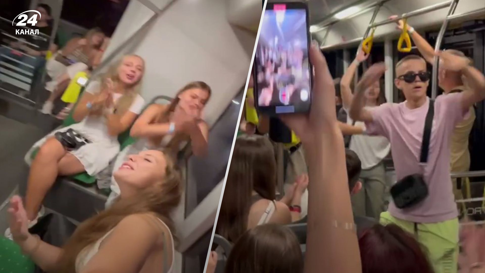 Парень устроил мини-концерт в автобусе во Львове Парень устроил мини-концерт в автобусе во Львове