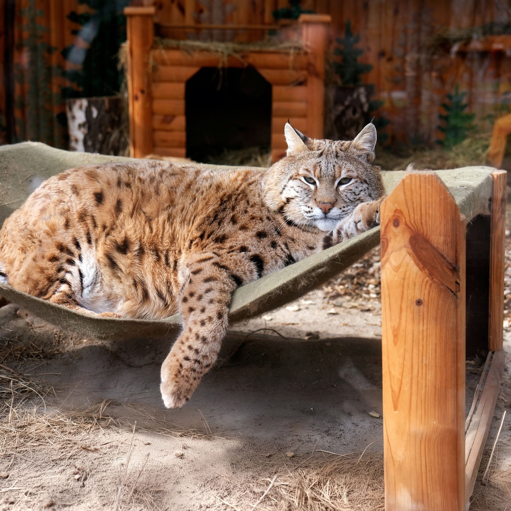 Київський зоопарк показав рись Степана Київський зоопарк показав рись Степана