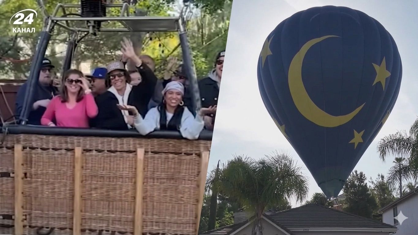 У США повітряна куля з пасажирами приземлилася у дворі будинку 