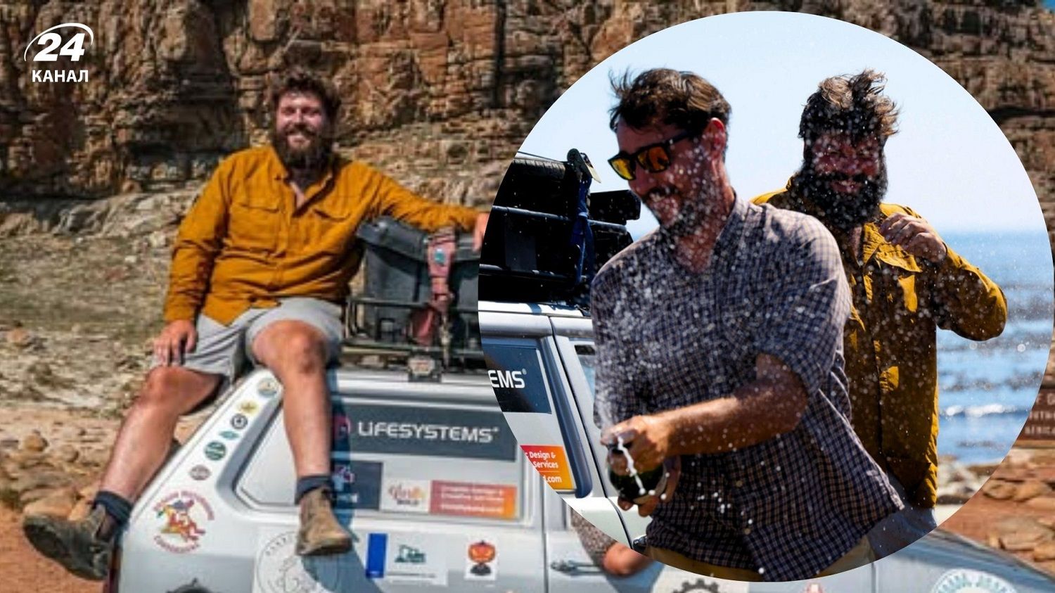 Триколісне авто з Британії подолало понад 22 тисячі кілометрів 