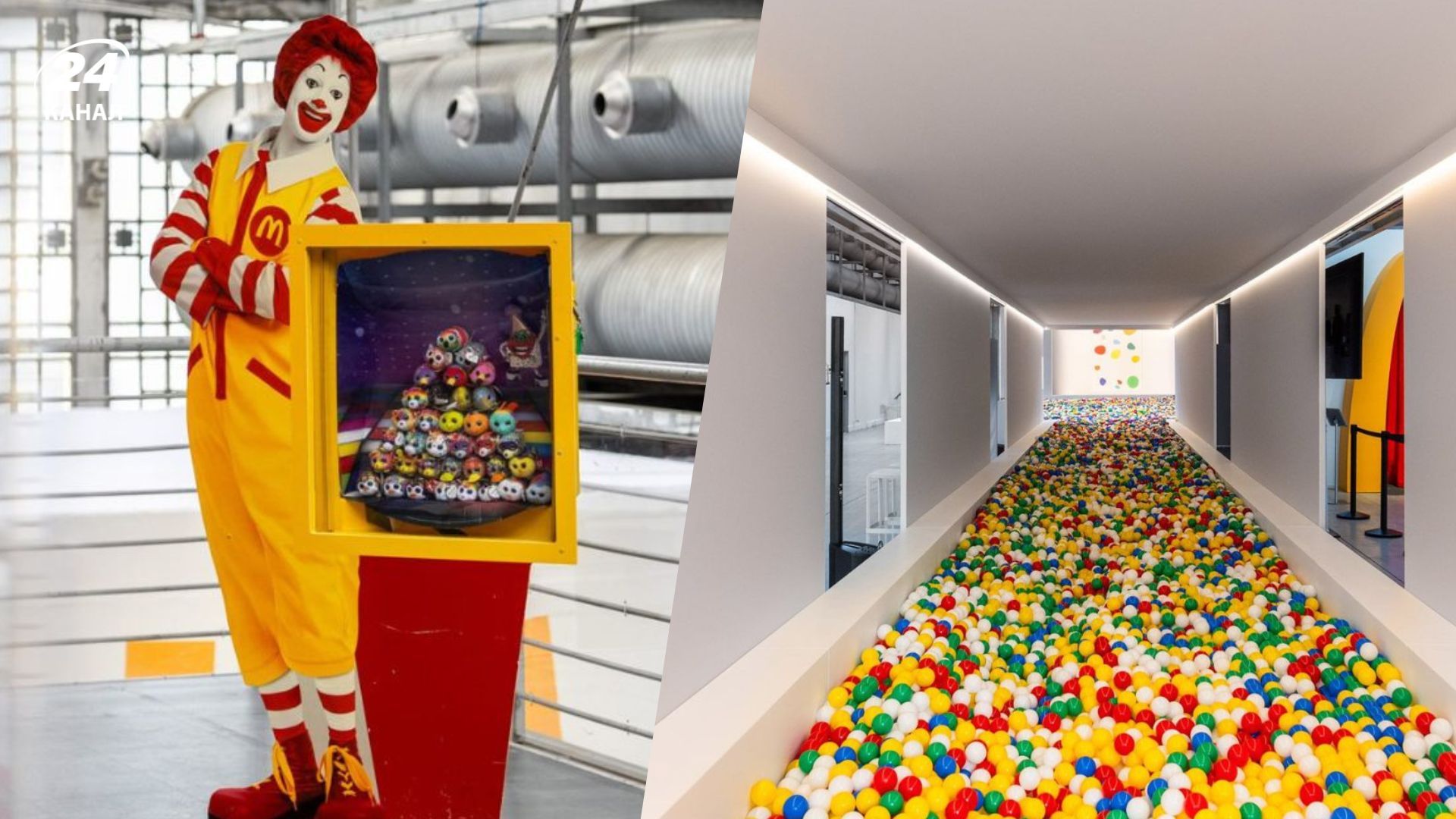 McDonald's в Италии создал огромный бассейн с шариками McDonald's в Италии создал огромный бассейн с шариками